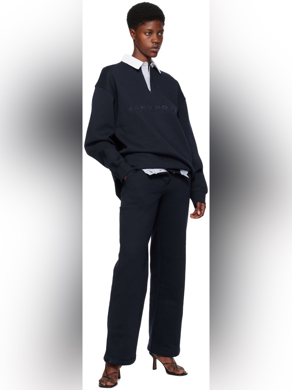 Saks Potts Navy Blue "Roger" Pants